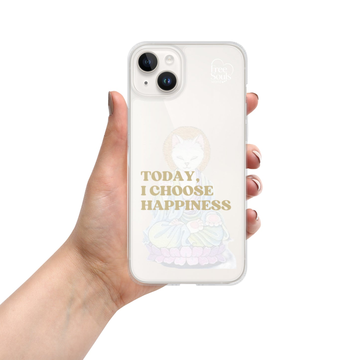 "Happiness" Clear Case for iPhone®