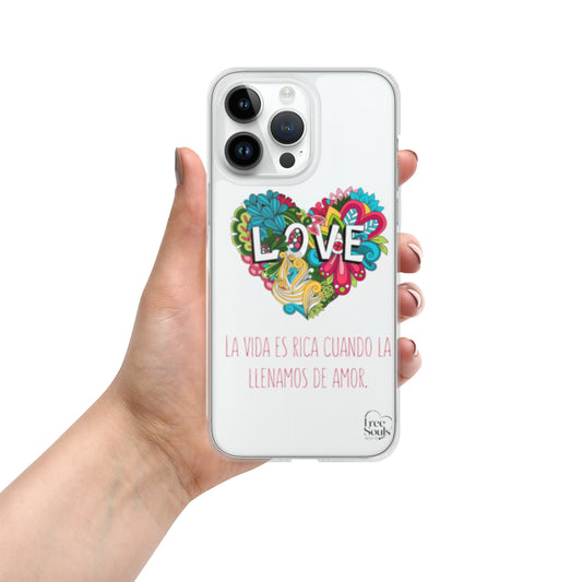 "Love" Clear Case for iPhone®