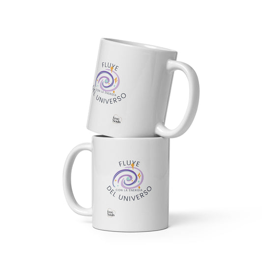 "Fluye" White mug